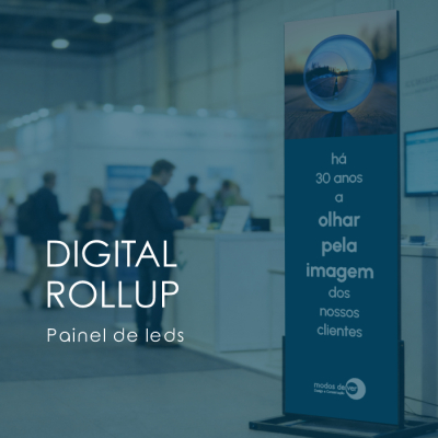Alugue um Digital Roll-up para o evento da sua Empresa